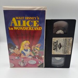Walt Disney Alice in Wonderland VHS Classics Black Diamond Original Clamshell